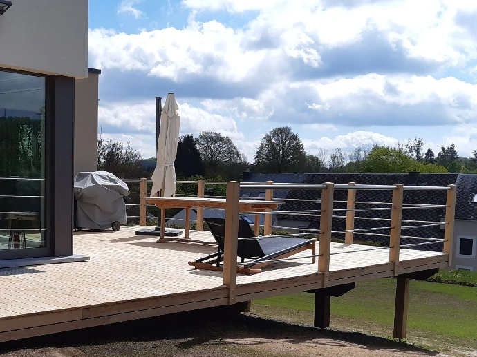 Terrasse en chêne