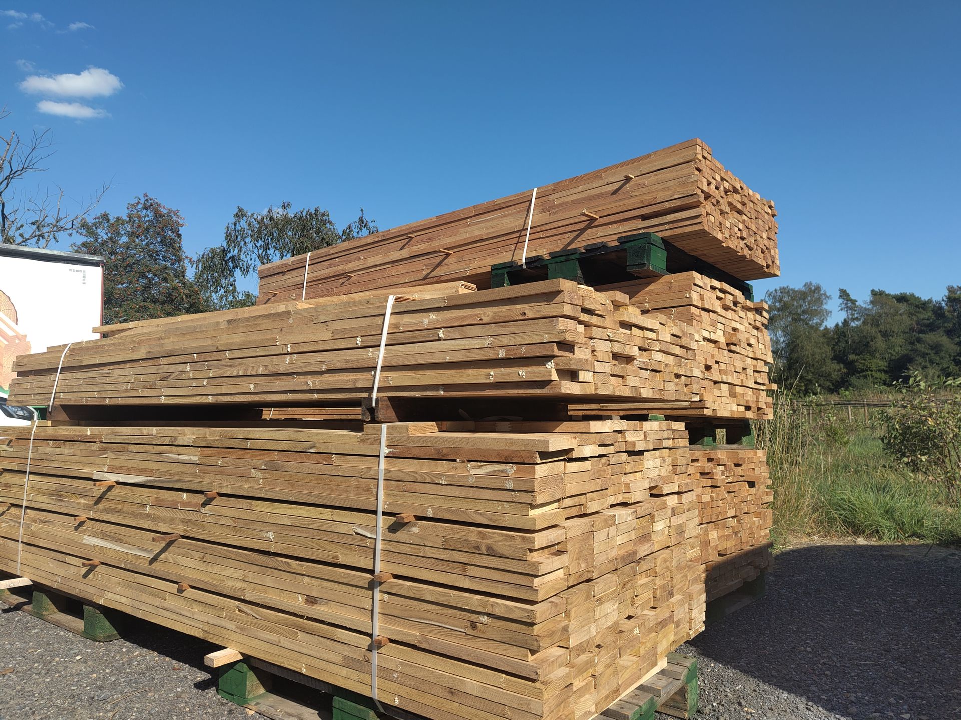 stock de bois